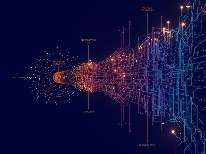 Minimal "AI" letters on dark background reflecting generative AI’s evolving impact from 2024 to 2025