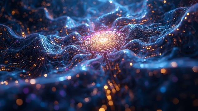 Abstract neural network representing AI evolving toward reasoning and decision-making.